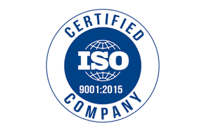 ISO 9001 2015 certified